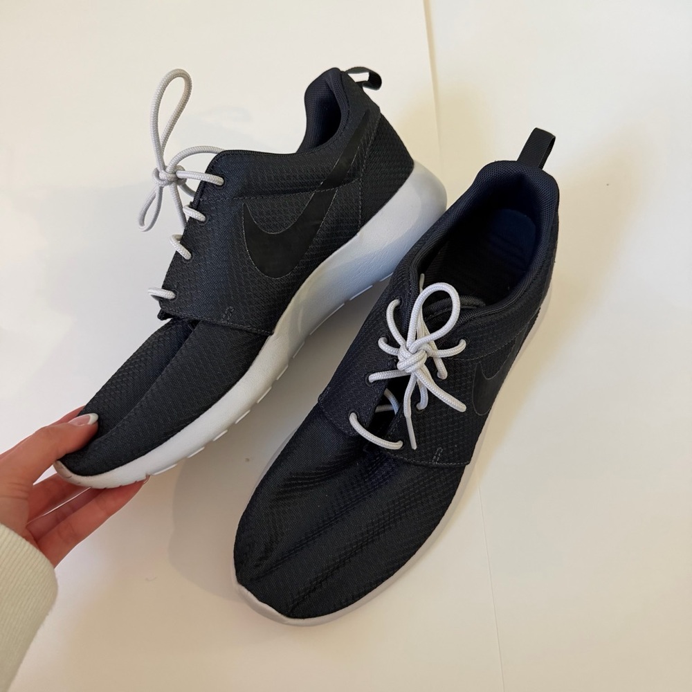 Nike Dark Grey and White Running Shoes